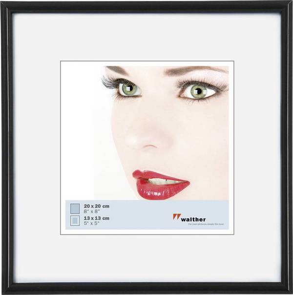 walther+ design KB220H Wissellijst Papierformaat: 20 x 20 cm (b x h) 20 cm x 20 cm Zwart