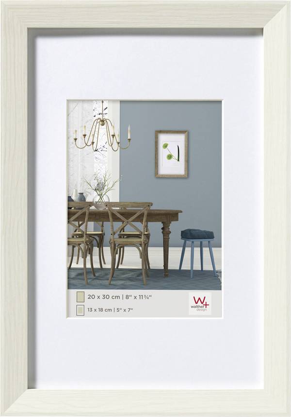 walther+ design EF030W Wissellijst Papierformaat: 20 x 30 cm (b x h x d) 315 x 215 x 20 mm Wit