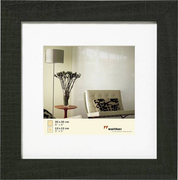 walther+ design HO220B Wissellijst Papierformaat: 20 x 20 cm (b x h) 20 cm x 20 cm Zwart