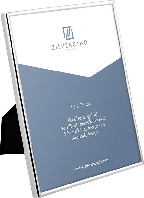 Zilverstad 6149630 Wissellijst Papierformaat: 13 x 18 cm  Zilver