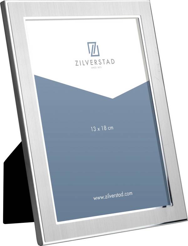 Zilverstad 6054060 Wissellijst Papierformaat: 13 x 18 cm  Zilver
