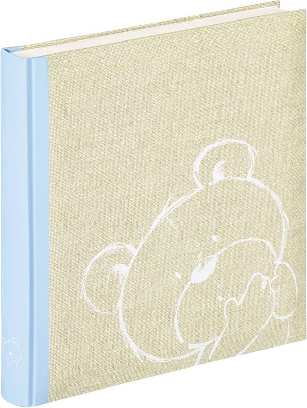 walther+ design  UK-151-L Fotoalbum (b x h) 28 cm x 30.5 cm Beige, Blauw 50 bladzijden