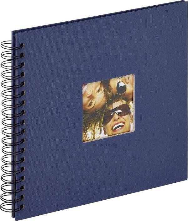 walther+ design  SA-108-L Ringbandalbum (b x h) 26 cm x 25 cm Blauw 40 bladzijden
