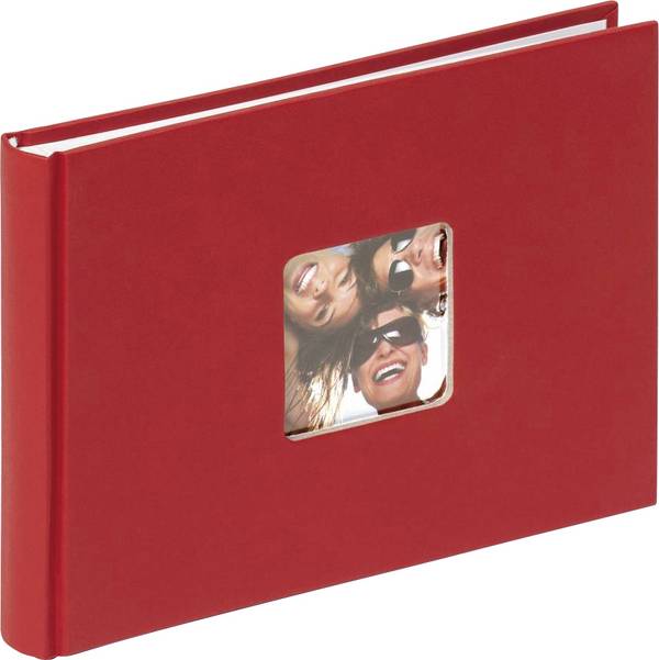 walther+ design  FA-207-R Fotoalbum (b x h) 22 cm x 16 cm Rood 40 bladzijden