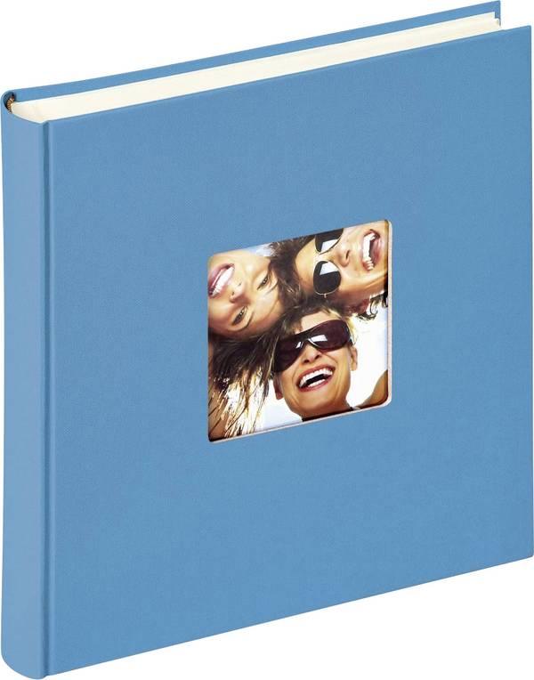 walther+ design FA-208-U FA-208-U Fotoalbum (b x h) 30 cm x 30 cm Blauw 100 bladzijden