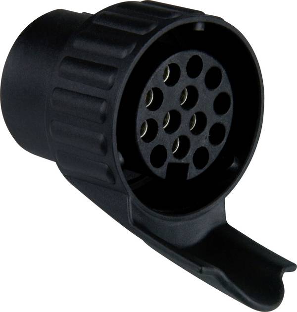IWH 010212 Aanhangeradapter [Stekkerdoos, 7-polig - Stekker, 13-polig] Kunststof