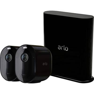 ARLO PRO3 WIRE-FREE 2 CAM KIT BLK VMS4240B-100EUS IP-Bewakingscameraset Draadloos, WiFi   2560 x 1440 Pixel  