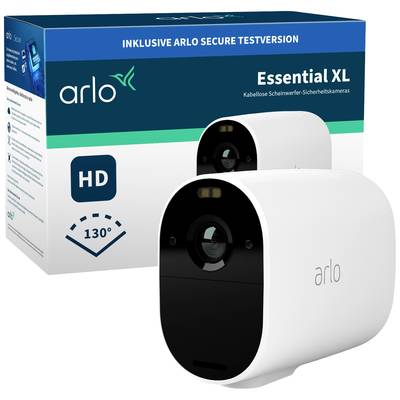 ARLO ESSENTIAL XL SPOTLIGHT CAMERA 1-PACK VMC2032-100EUS IP-Bewakingscamera Draadloos, WiFi   1920 x 1080 Pixel  
