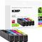'KMP Premium Quality Inktpatronen Multipack', compatibel met HP 913A serie. Bevat zwarte, cyaan, gele en magenta inktpatronen.