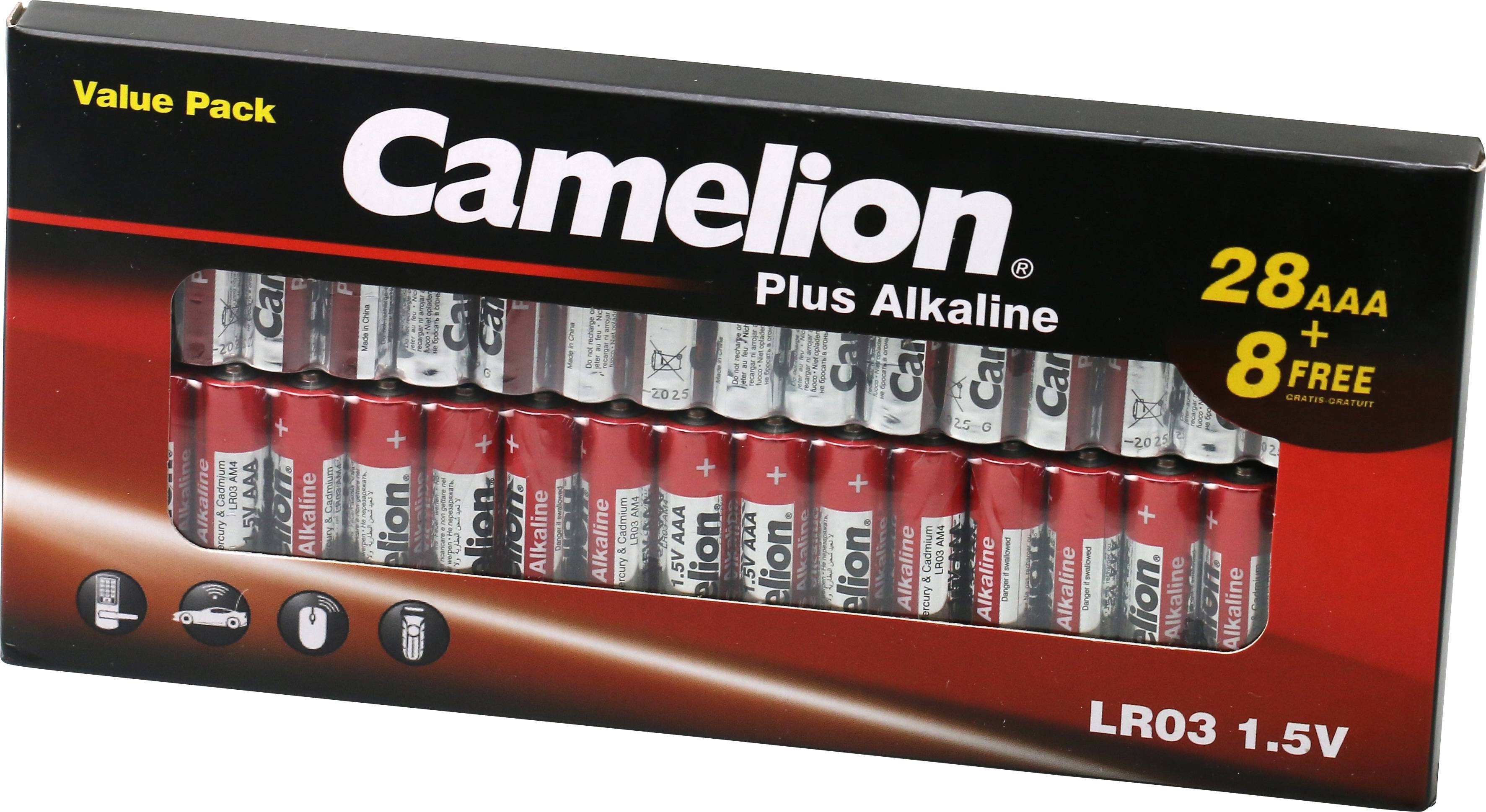 Camelion Plus LR03 AAA batterij (potlood) Alkaline 1.5 V 36 stuk(s)
