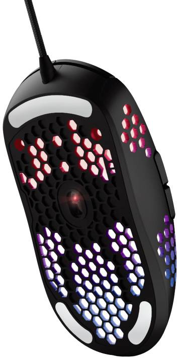 Trust GXT960 graphin lightweight Muis USB Zwart 6 Toetsen 200 dpi, 10000 dpi Verlicht-7