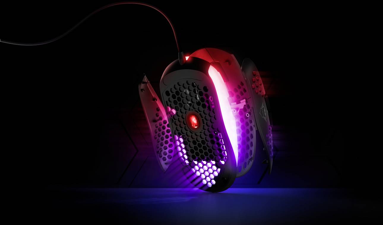 Trust GXT960 graphin lightweight Muis USB Zwart 6 Toetsen 200 dpi, 10000 dpi Verlicht-8