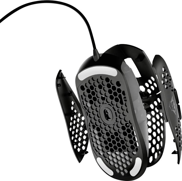 Trust GXT960 graphin lightweight Muis USB Zwart 6 Toetsen 200 dpi, 10000 dpi Verlicht-11