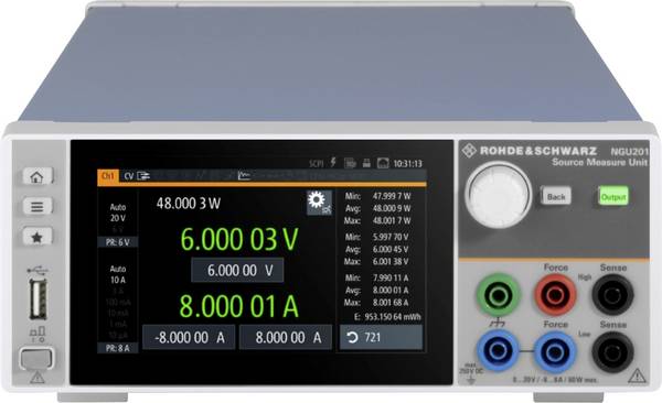 Rohde & Schwarz NGU201-P Netwerkanalyser Met logger