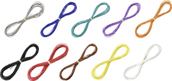 TRU COMPONENTS TC-9475608 Signaalkabel 1 x 0.2 mm² Meerkleurig 1 set(s)