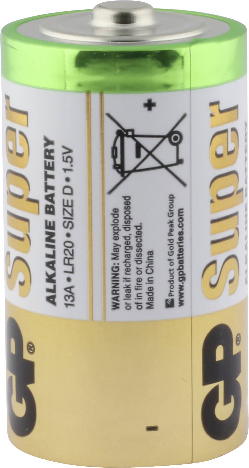 GP Super D batterij (mono) Alkaline 1.5 V 2 stuk(s)-1