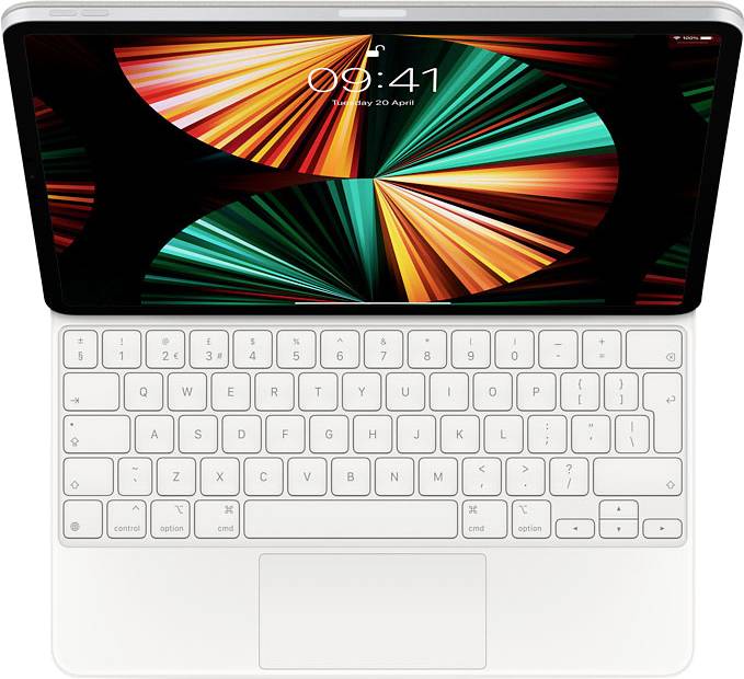 Apple Magic Keyboard Tablettoetsenbord met BookCover Geschikt voor merk (tablet): Apple iPad Pro 12.9 (5e generatie), iP-0