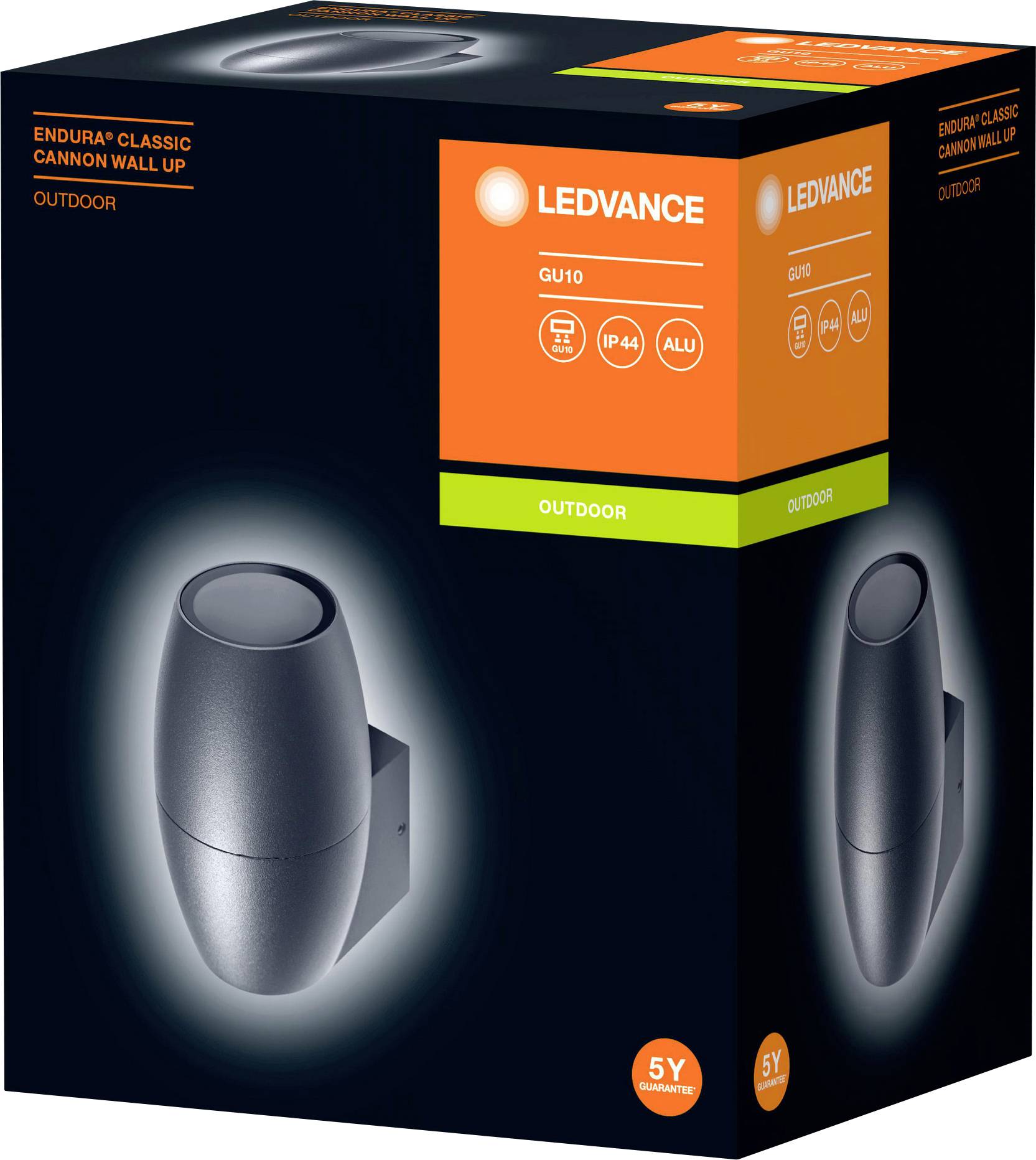 LEDVANCE Endurac Classic Cannon Up 4058075554474 Buitenlamp (wand) E27 0 W Donkergrijs-2