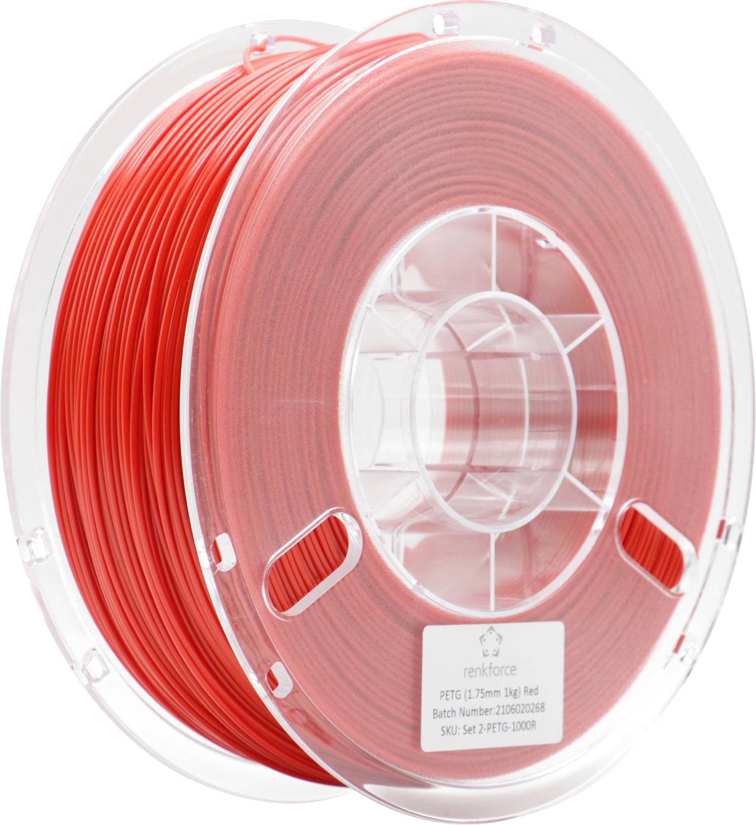 Renkforce RF-4738596 3D-skrivare Filament PETG 1.75 mm Röd 1000 g