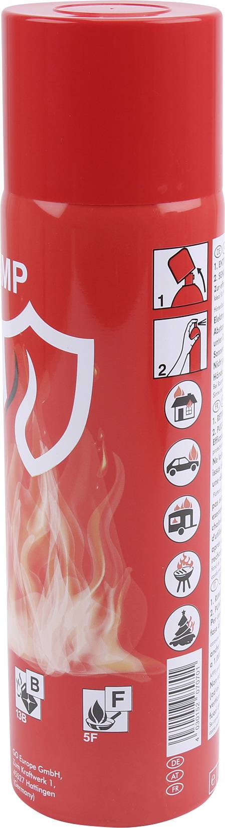 Olymp brandblusschuim/spray in een displayverpakking van 12 stuks, rood-1