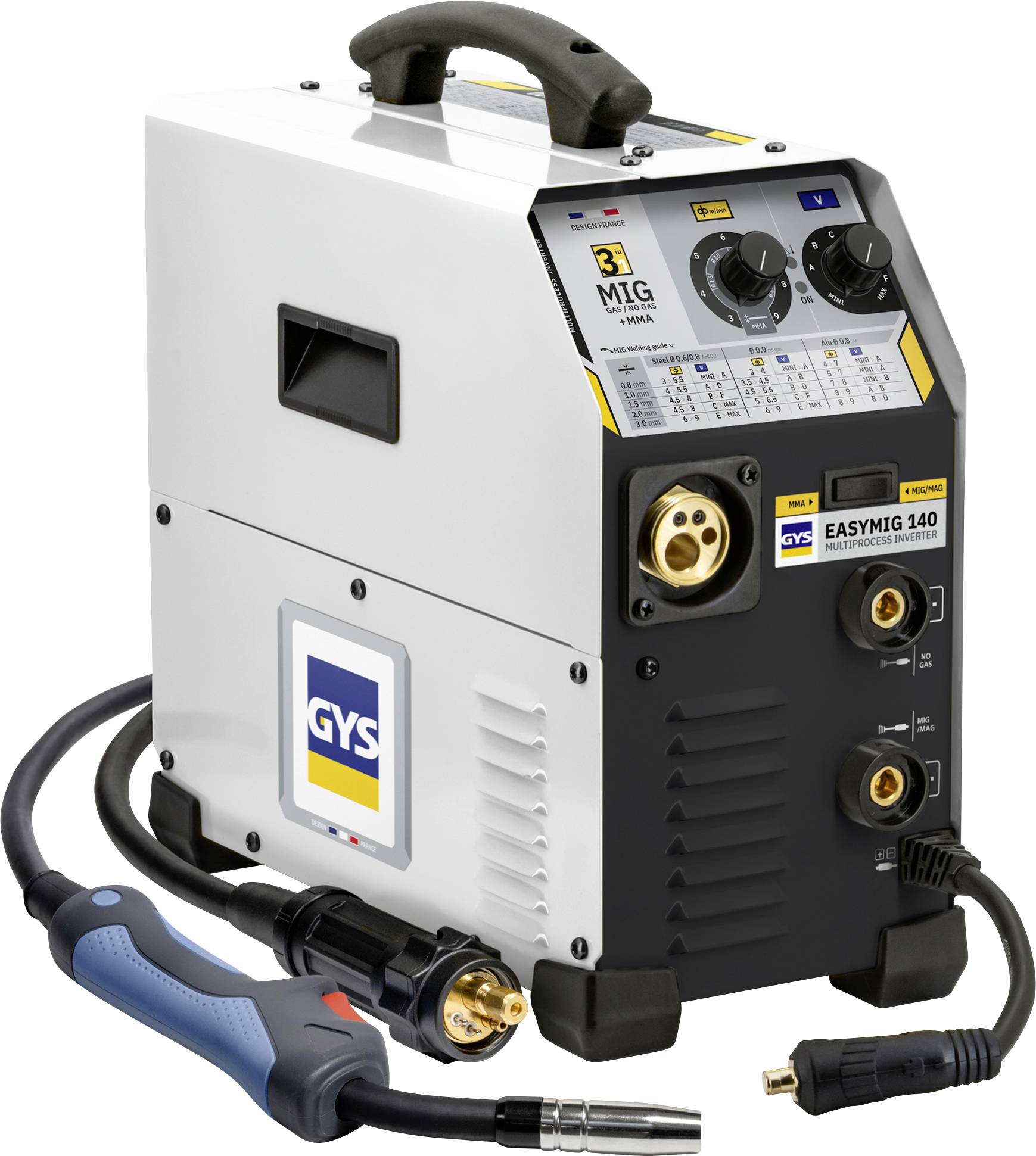 GYS EASYMIG 140 MIG/MAG-lasapparaat 30 - 140 A