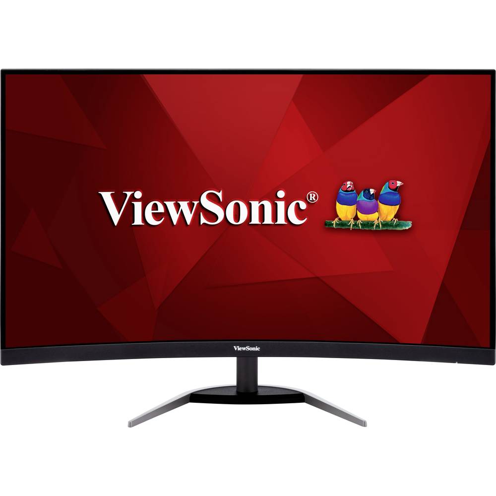 Viewsonic VX3268-2KPC-MHD Gaming monitor 81.3 cm (32 inch) Energielabel G (A - G) 2560 x 1440 Pixel WQHD 1 ms DisplayPort, HDMI VA LED