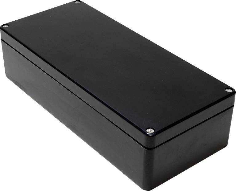 Hammond Electronics 1590ZGRP163BK Universele behuizing 360 x 160 x 90 Polyester Zwart 1 stuk(s)