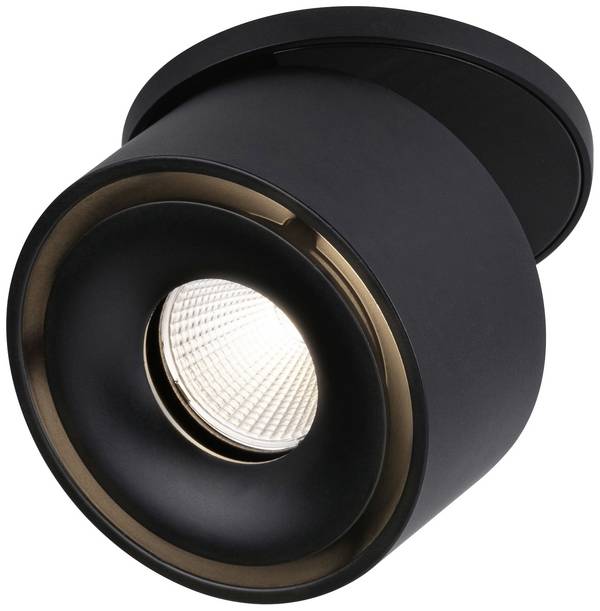 Paulmann 93370 Spircle LED-inbouwlamp   LED LED vast ingebouwd 8 W Zwart (mat)