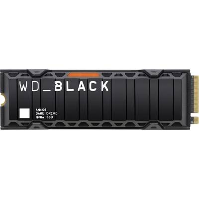 WD Black™ SN850 Heatsink 500 GB NVMe/PCIe M.2 SSD 2280 harde schijf M.2 NVMe PCIe 4.0 x4 Retail WDS500G1XHE