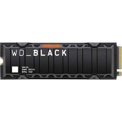 WD Black™ SN850 Heatsink 1 TB NVMe/PCIe M.2 SSD 2280 harde schijf M.2 NVMe PCIe 4.0 x4 Retail WDS100T1XHE