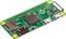 Een Raspberry Pi Zero, een kleine single-boardcomputer, met verschillende aansluitingen en een microprocessor in het midden.