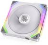 Lian Li UF-SL140-1W PC-ventilator Wit (b x h x d) 140 x 140 x 25 mm Incl. LED-verlichting