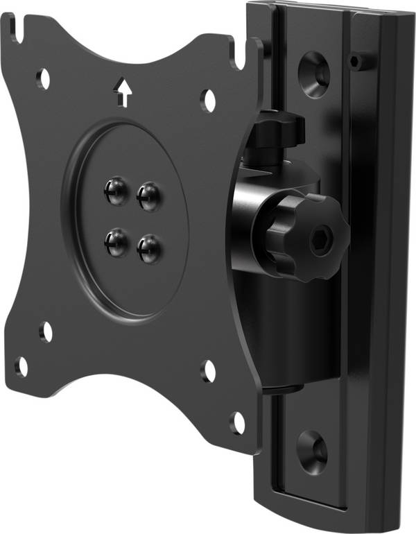 SpeaKa Professional SP-WMM-200S Wandbeugel voor monitor Aantal monteerbare displays: 1 Display(s) 33,0 cm (13") - 76,2 cm (30") Zwart Kantelbaar, Zwenkbaar