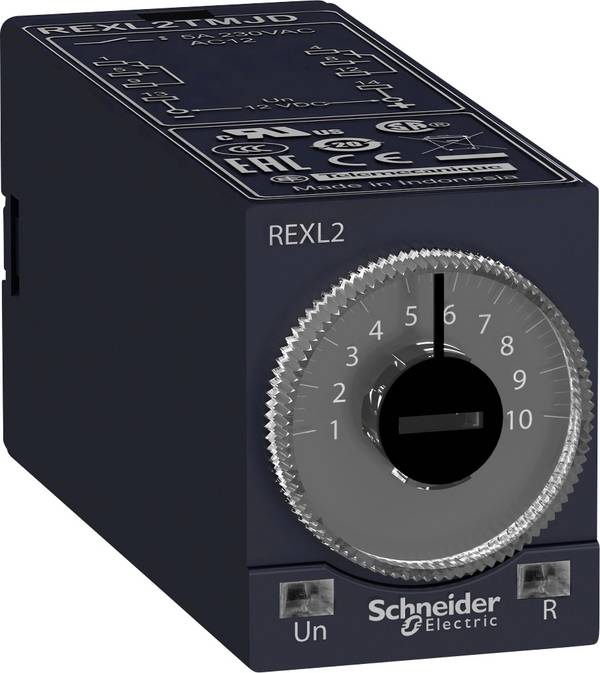 Schneider Electric REXL2TMF7 REXL2TMF7 Tijdrelais Multifunctioneel 120 V/AC 1 stuk(s) Tijdsduur: 0.1 s - 100 h 2x wisselcontact Piece