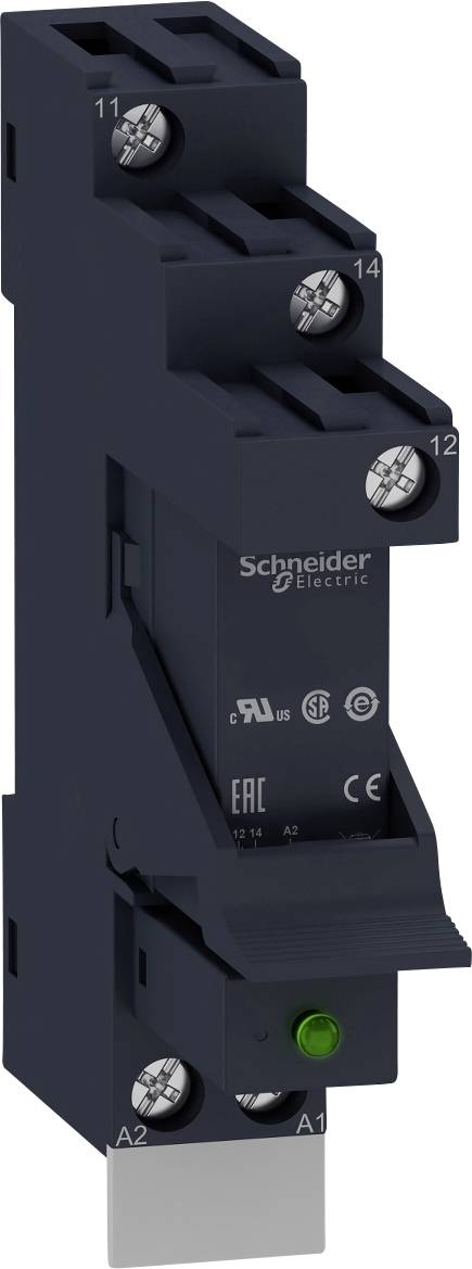 Schneider Electric RSB1A120BDPV Interfacerelais Nominale spanning: 24 V/DC Schakelstroom (max.): 12 A 1x wisselcontact 3