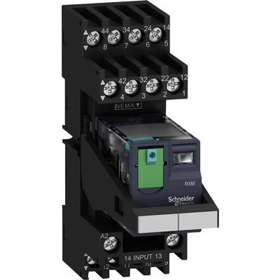 Schneider Electric RXM4AB2BDPVM Steekrelais 24 V/DC 8 A 4x wisselcontact 30 stuk(s)