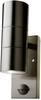 V-TAC VT-7622PIR Wandlampen IP44 Roestvrij staal VT-7622PIR