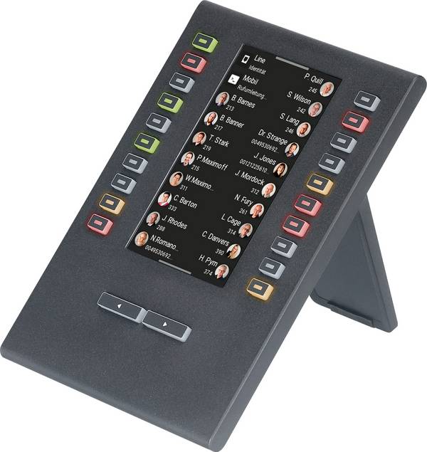 Auerswald COMfortel D-XT20i Uitbreidingsmodule systeemtelefoon  TFT/LCD-kleurendisplay Zwart
