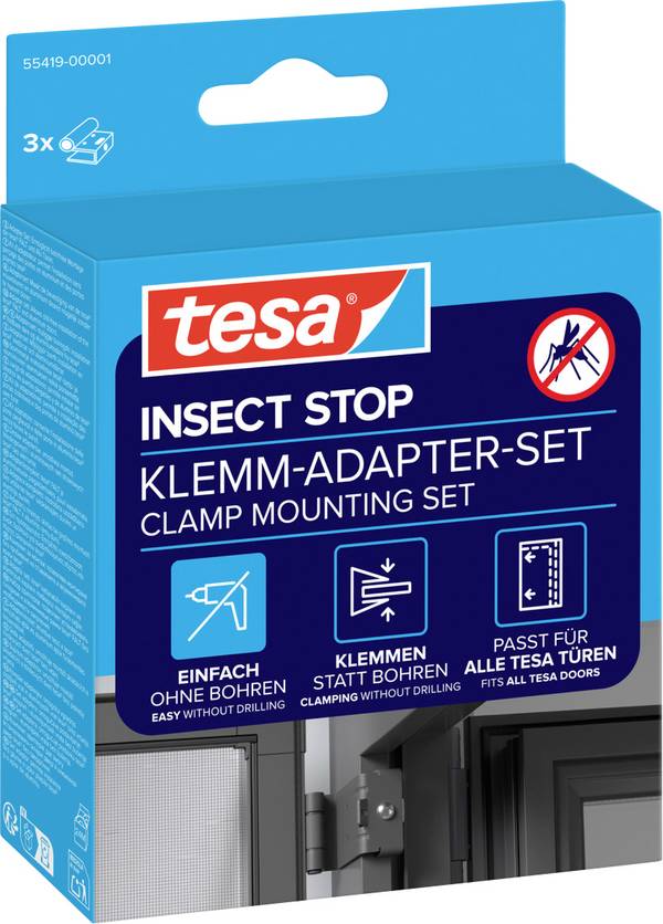 tesa 55419-01-00 Falt Vliegenhor-adapterset Geschikt voor merk Tesa Tesa vliegenhor  1 stuk(s)