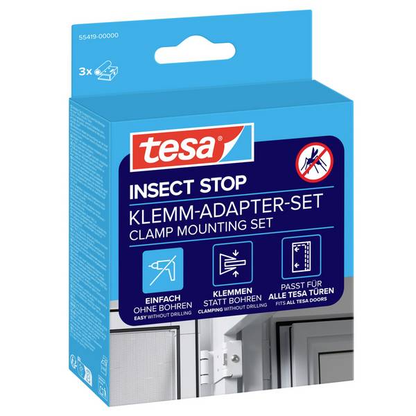tesa 55419-00-00 Falt Vliegenhor-adapterset Geschikt voor merk Tesa Tesa vliegenhor  1 stuk(s)