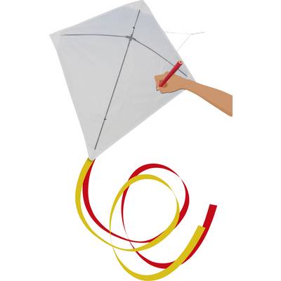 Günther Flugspiele Eenlijns Vlieger Paint your kite Spanwijdte 690 mm 