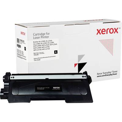 Tonerpatroon voor een verpakking met de opdruk 'Cartridge for Laser Printer' en 'xerox', geschikt voor verschillende printermodellen.