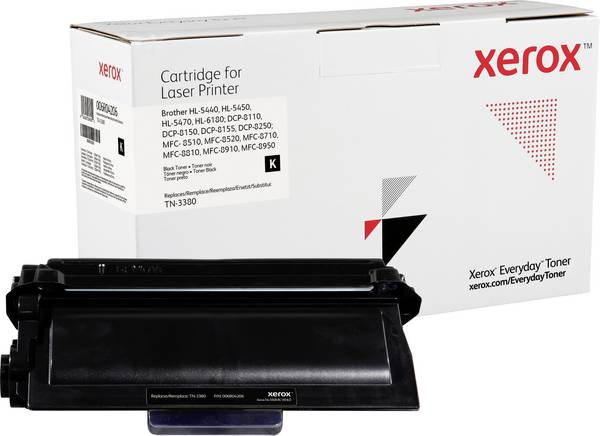 Xerox Toner vervangt Brother TN-3380 Compatibel  Zwart 8000 bladzijden Everyday™ Toner 006R04206