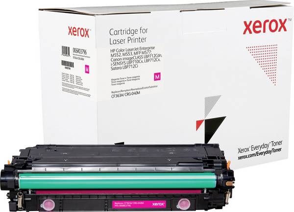 Xerox Toner vervangt Canon, HP 508A, CF363A, CRG-040M Compatibel  Magenta 5000 bladzijden Everyday™ Toner 006R03796