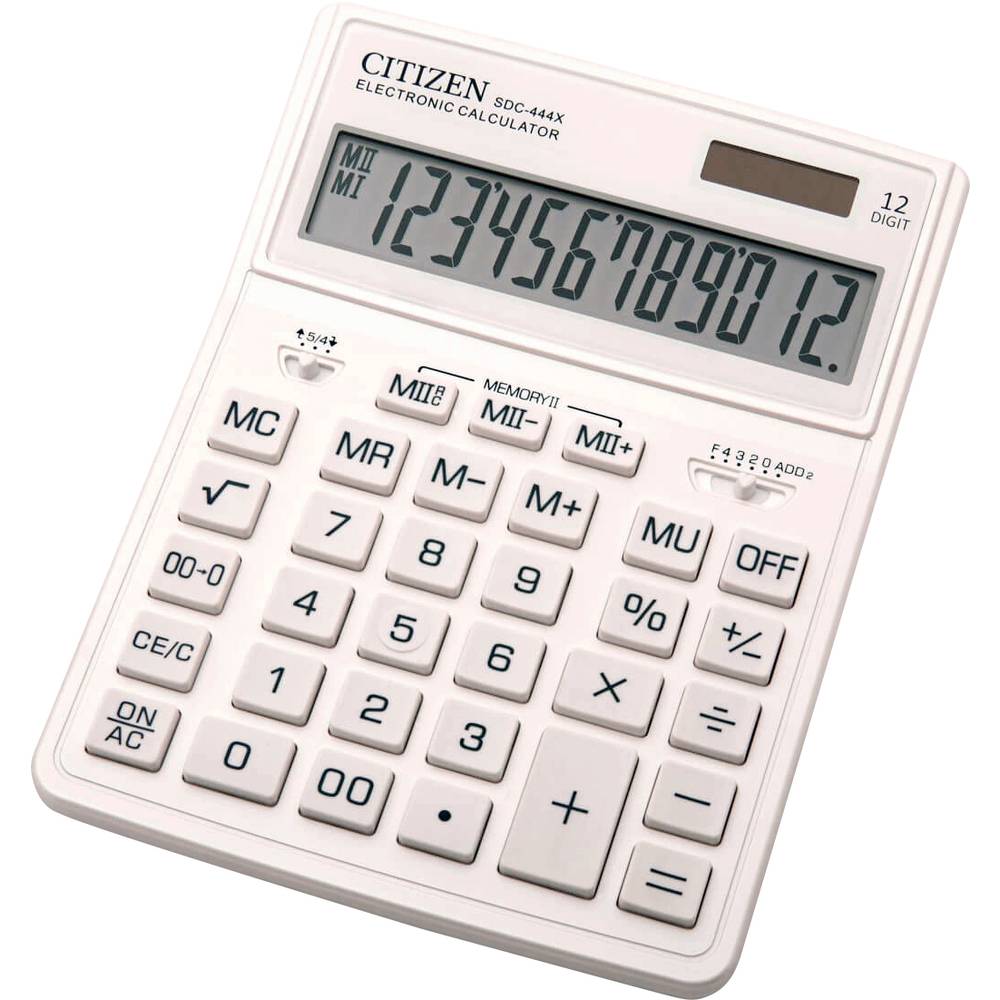 Citizen CI-SDC444XRWHE | Desktop Calculator | Business Line | Wit