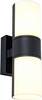 Lutec CYRA 5198101012 LED-buitenlamp (wand) 15 W Mat zwart