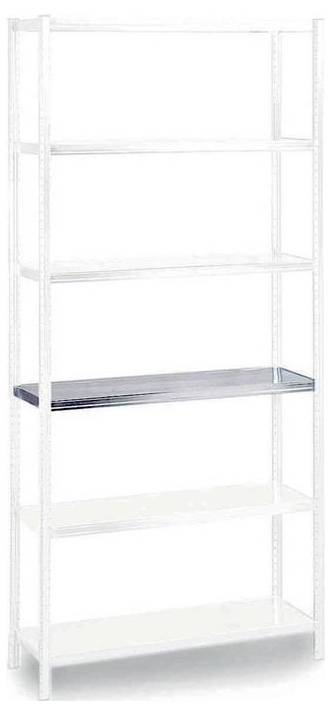 raaco 125543 Legbord (b x h x d) 885 x 36 x 310 mm Staal Zilver 3 stuk(s)