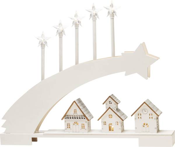 Konstsmide 3284-210 Kerstboog Ster Warmwit LED Wit