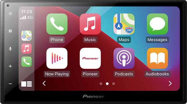 Pioneer SPH-DA160DAB Autoradio dubbel DIN Aansluiting voor stuurbediening, Aansluiting voor achteruitrijcamera, Bluetooth handsfree, DAB+ tuner