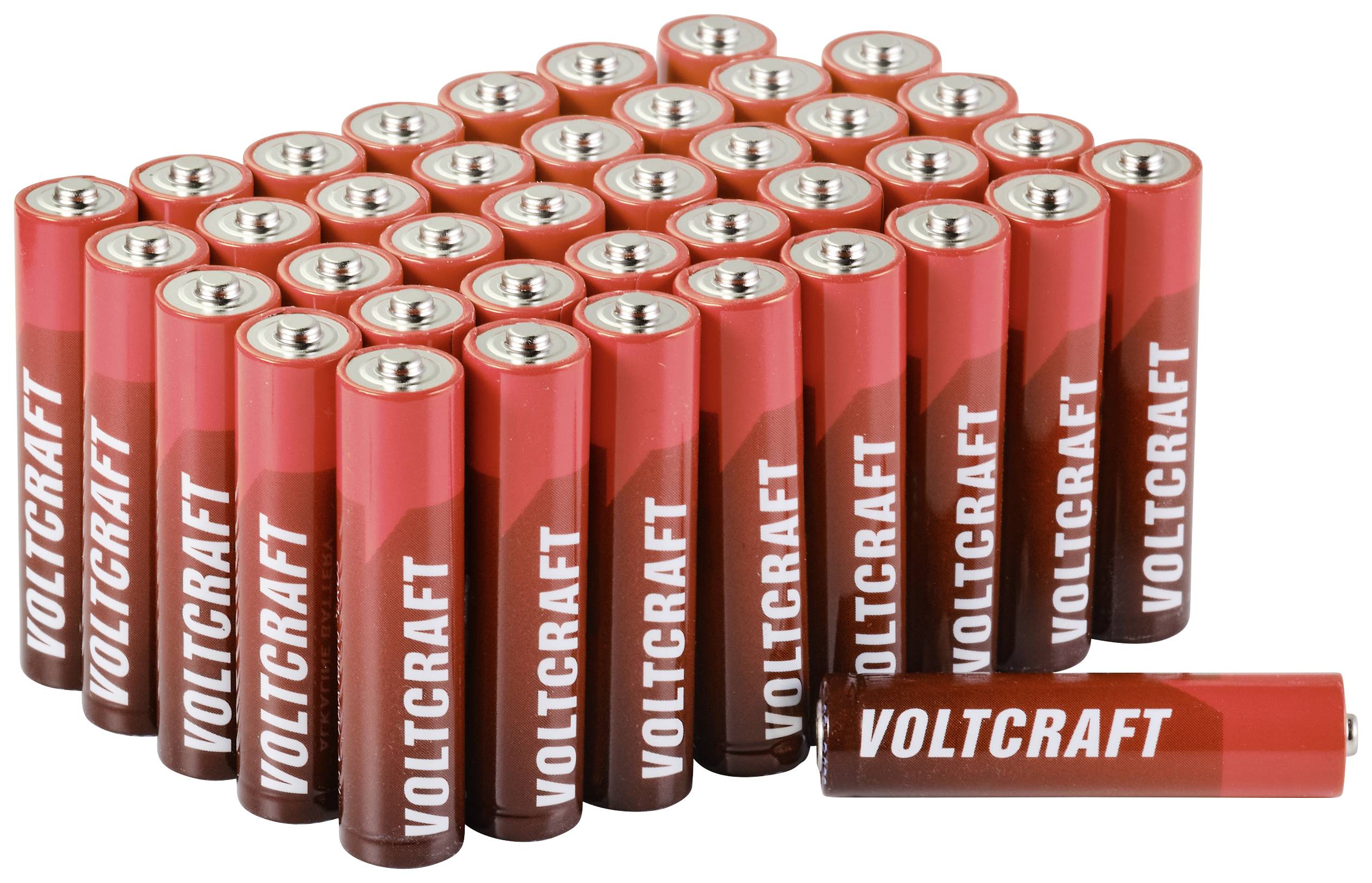 VOLTCRAFT Industrial LR03 AAA batterij (potlood) Alkaline 1300 mAh 1.5 V 40 stuk(s)